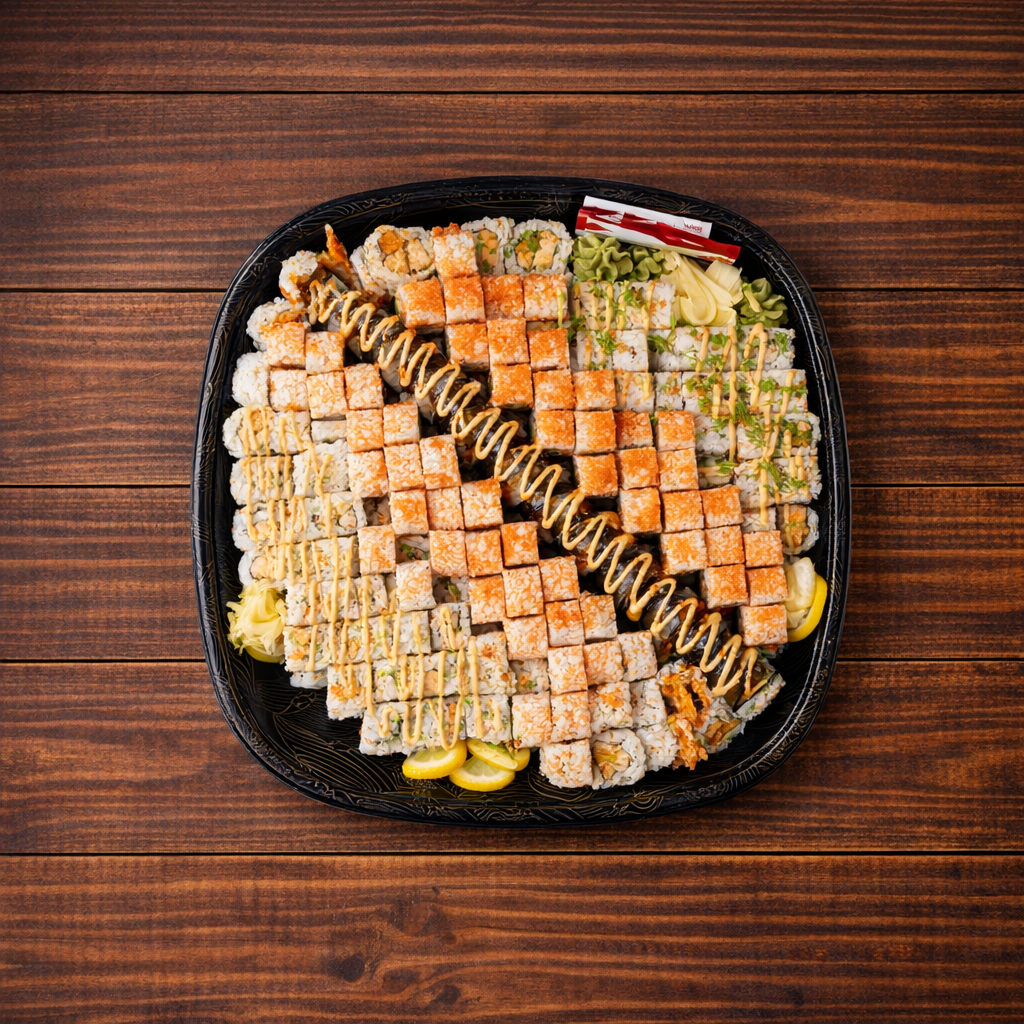 Assorted Rolls Sushi Party Tray