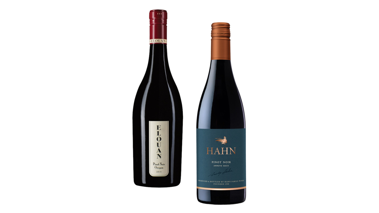 Elouan Pinot Noir & Hahn Arroyo Seco Pinot Noir