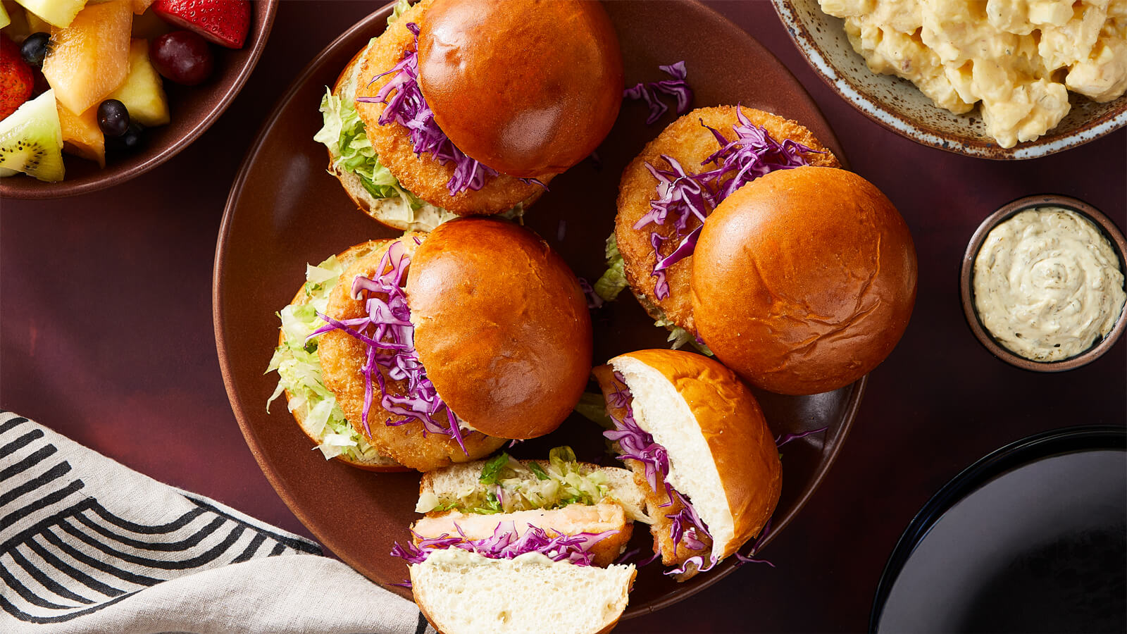 Chicken or Seafood Sandwiches