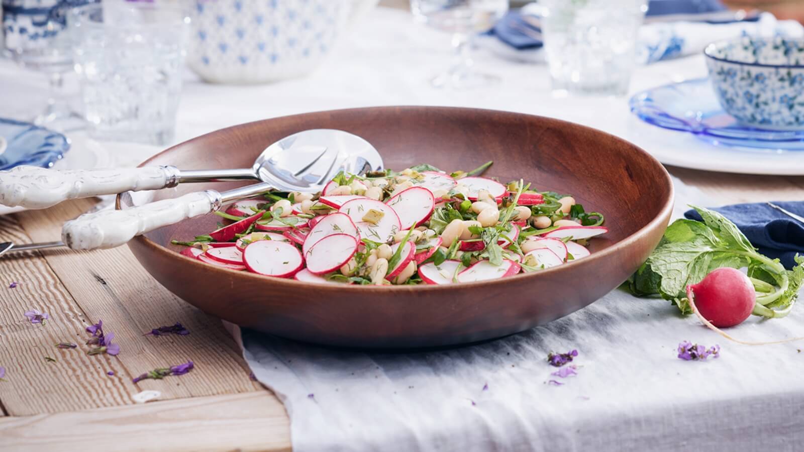 Radish and White Bean Salad