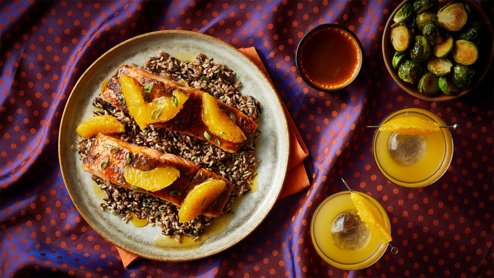 Citrus glazed Salmon