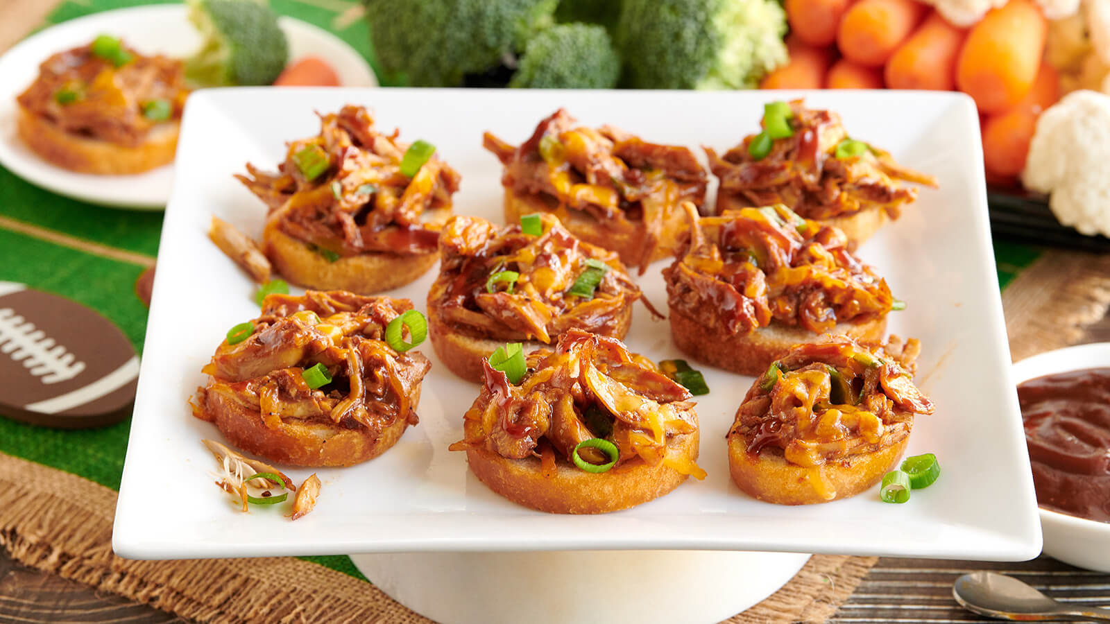 BBQ Chicken French Rounds