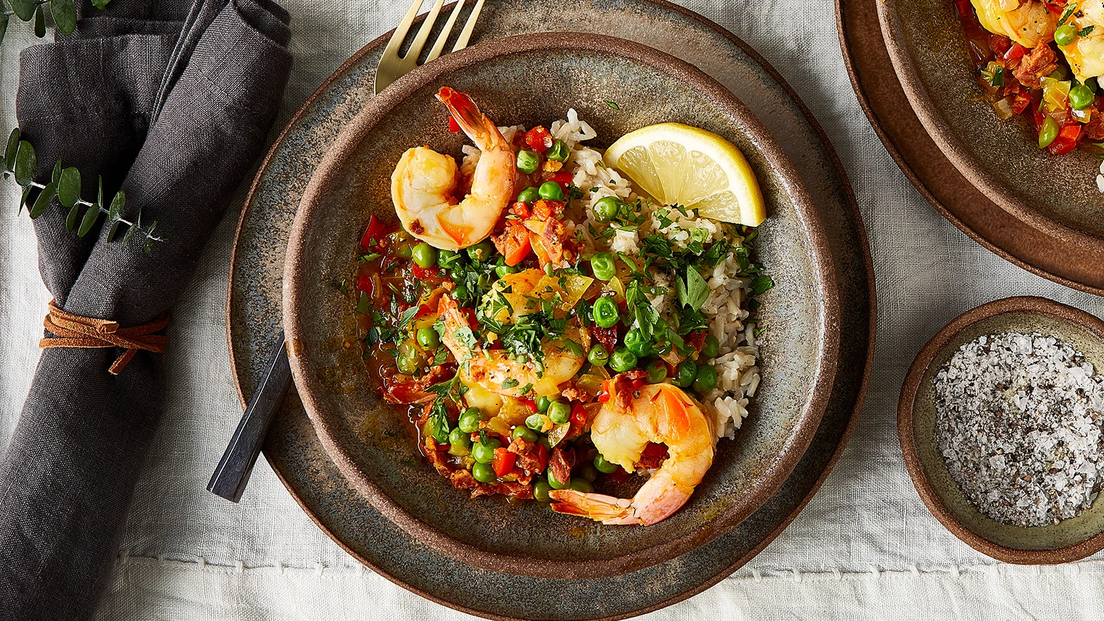 Shrimp Paella Rice Bowl