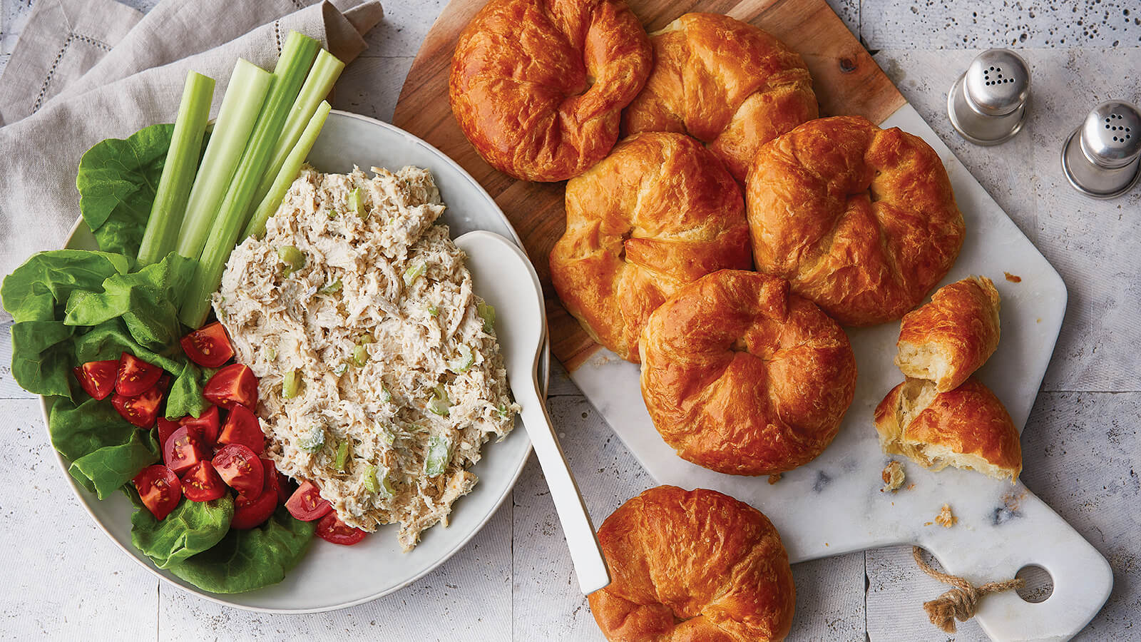 The Fresh Market Chicken Salad and Croissants