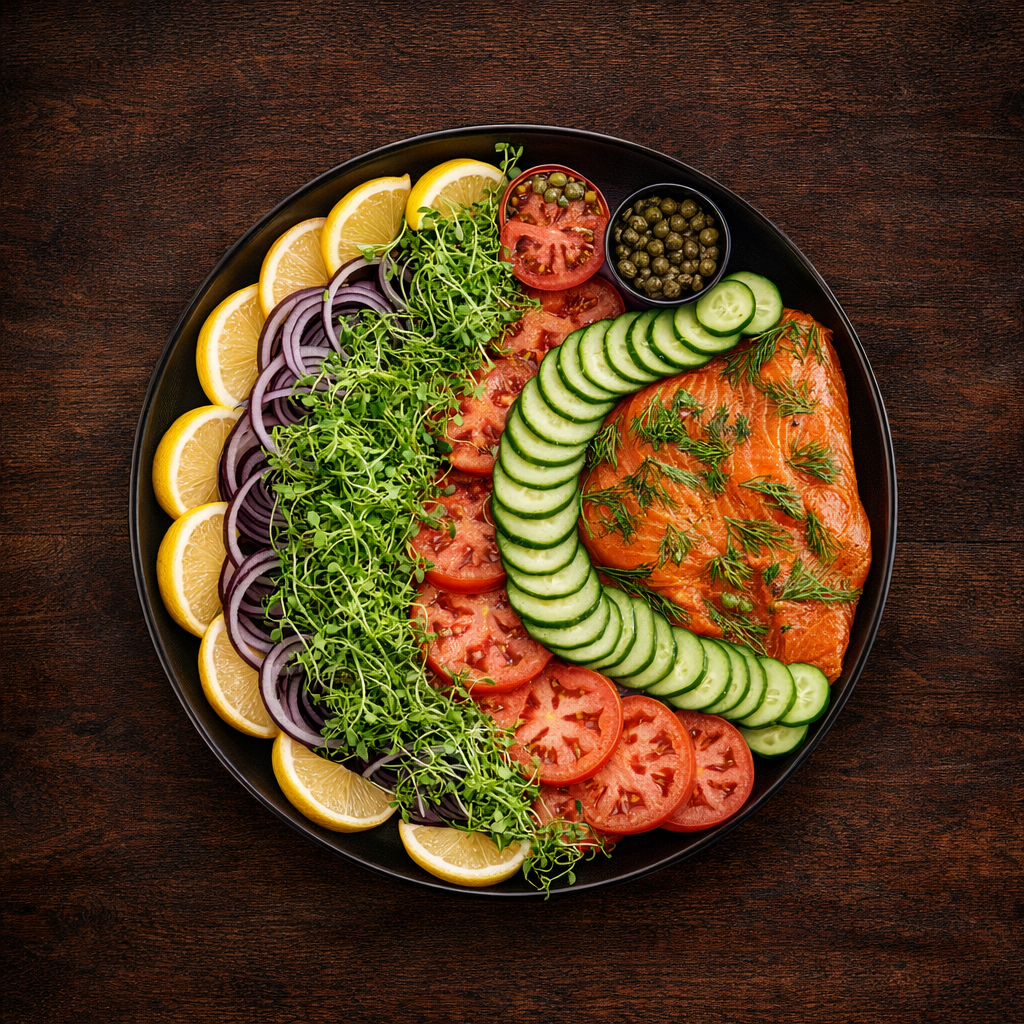 Cold Smoked Salmon Platter