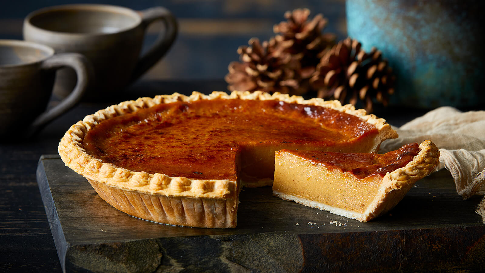 Brulee Pumpkin Pie