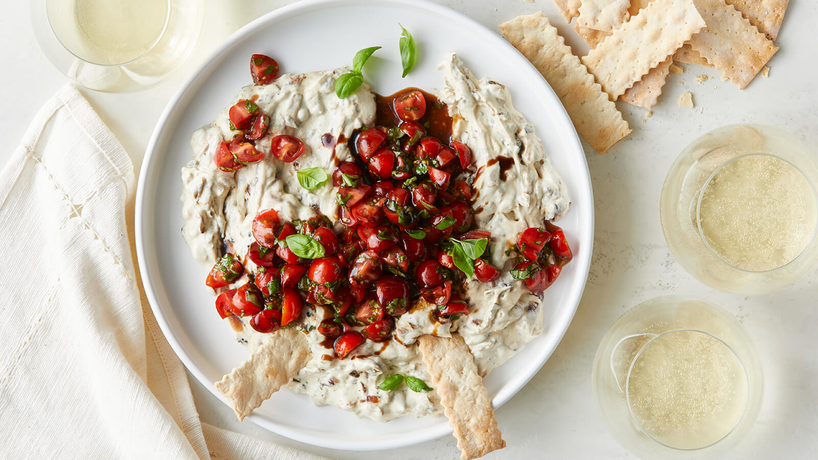 Caramelized Onion and Whipped Goat Cheese Dip