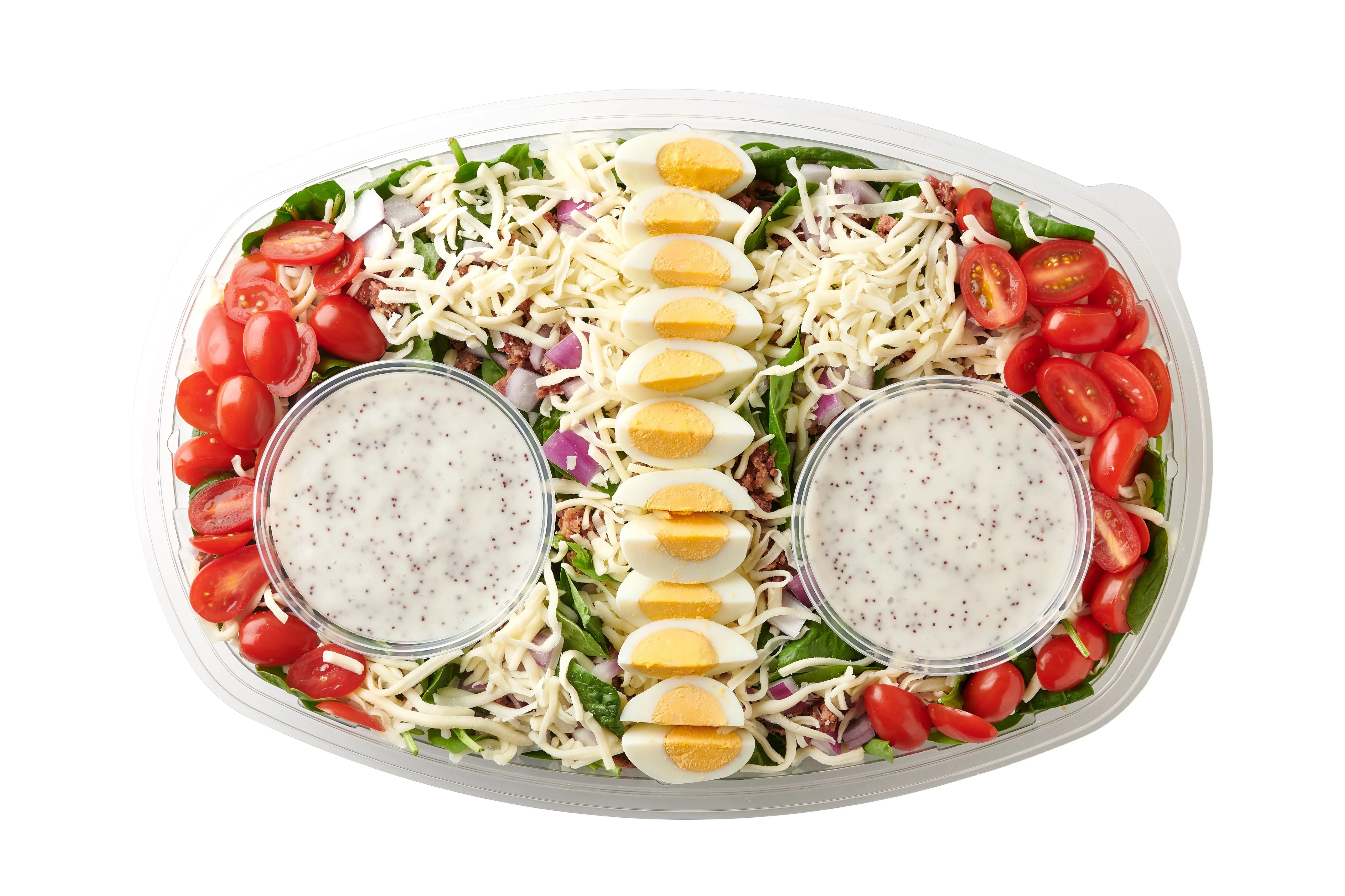 Spinach Bacon Poppyseed Salad