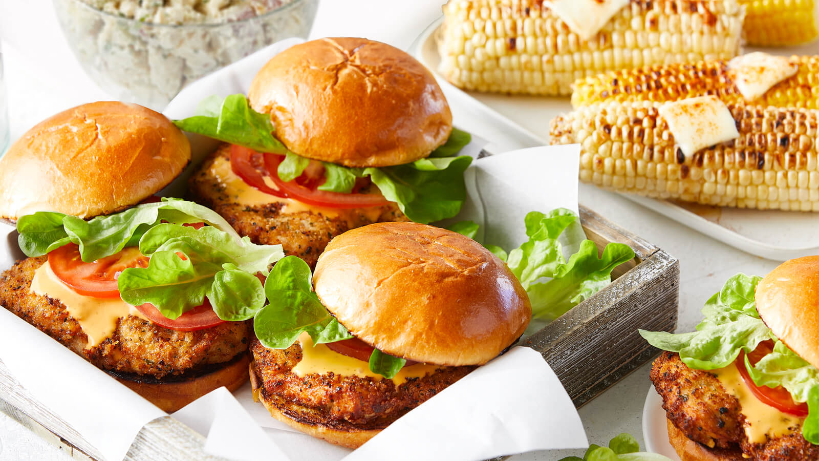 Chicken or Shrimp Sandwiches