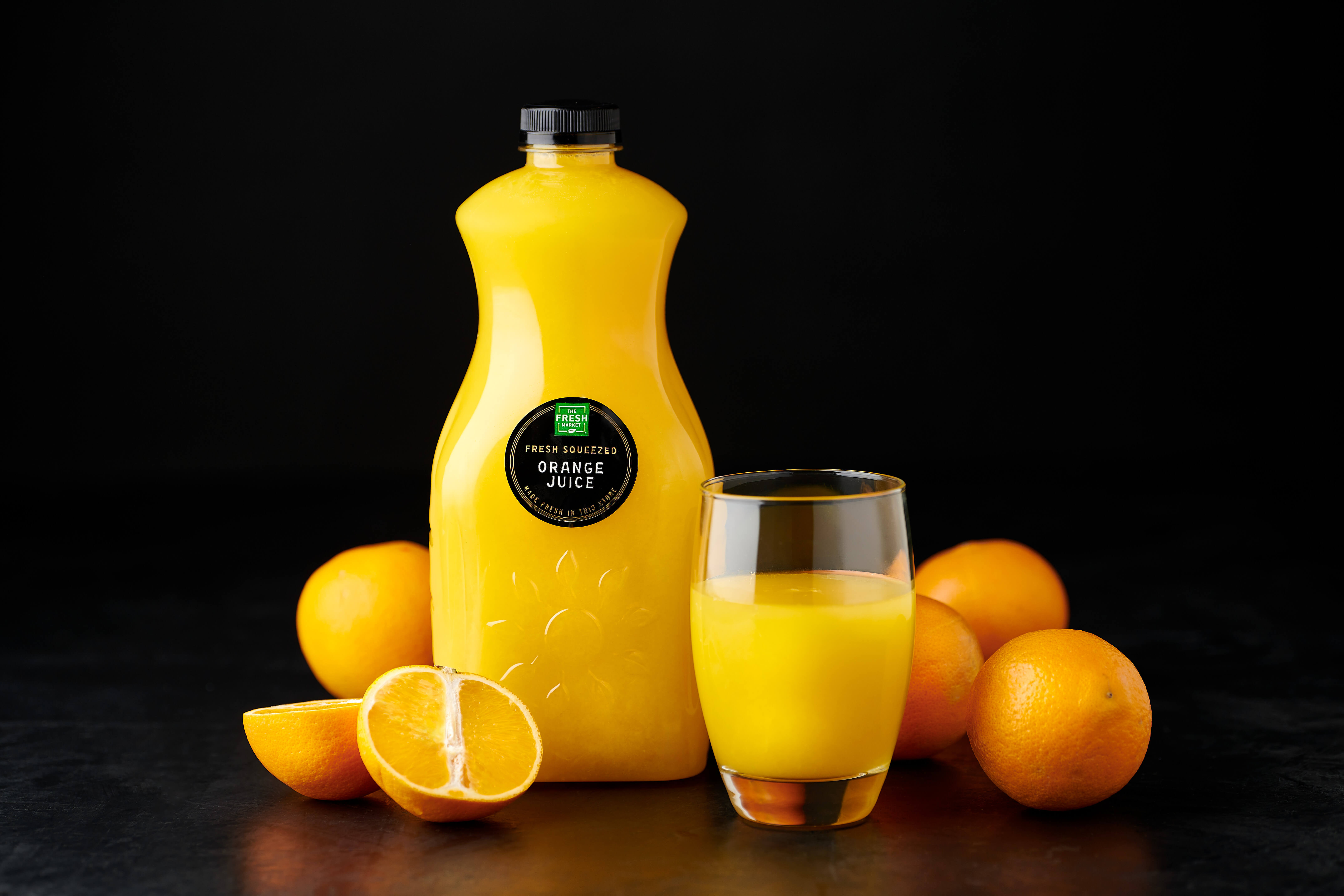 The Fresh Market Fresh-Squeezed Orange Juice, 64oz