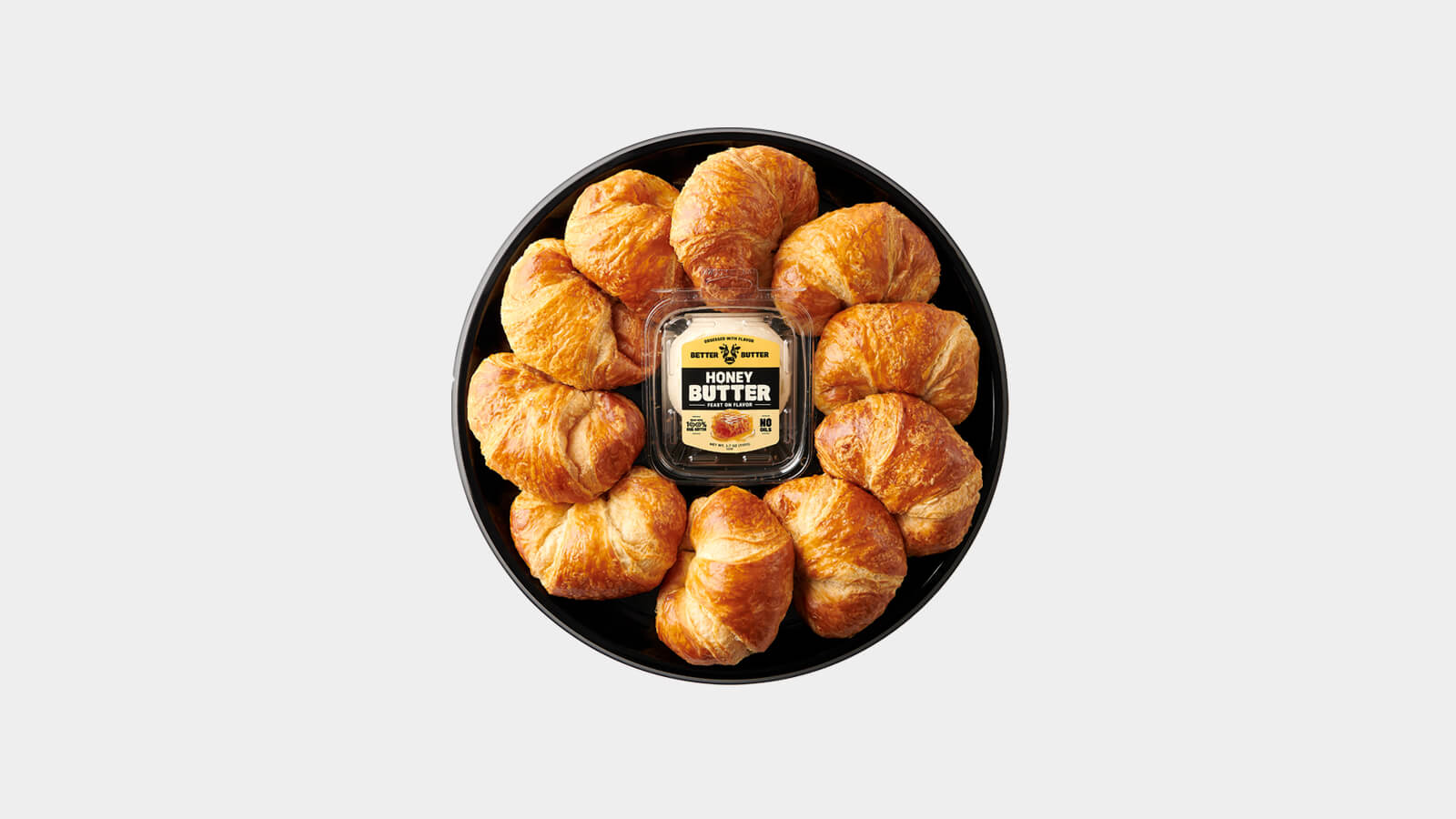 Croissant Platter With Honey Butter