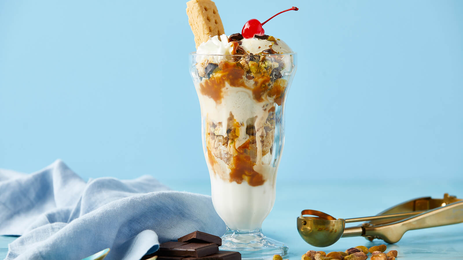 Caramel Ice Cream Sundae