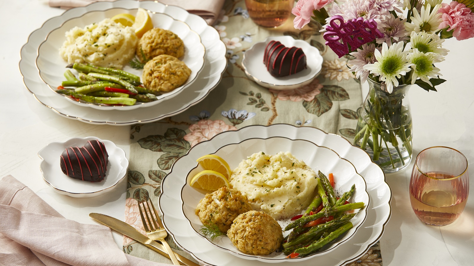 Mother's Day Dinner for 2 - Crab Cakes