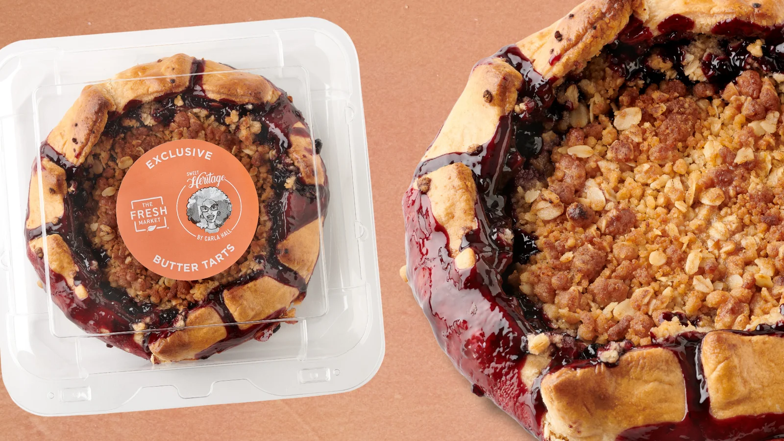 carla hall blueberry butter tart