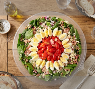 Spinach Bacon Poppyseed Salad