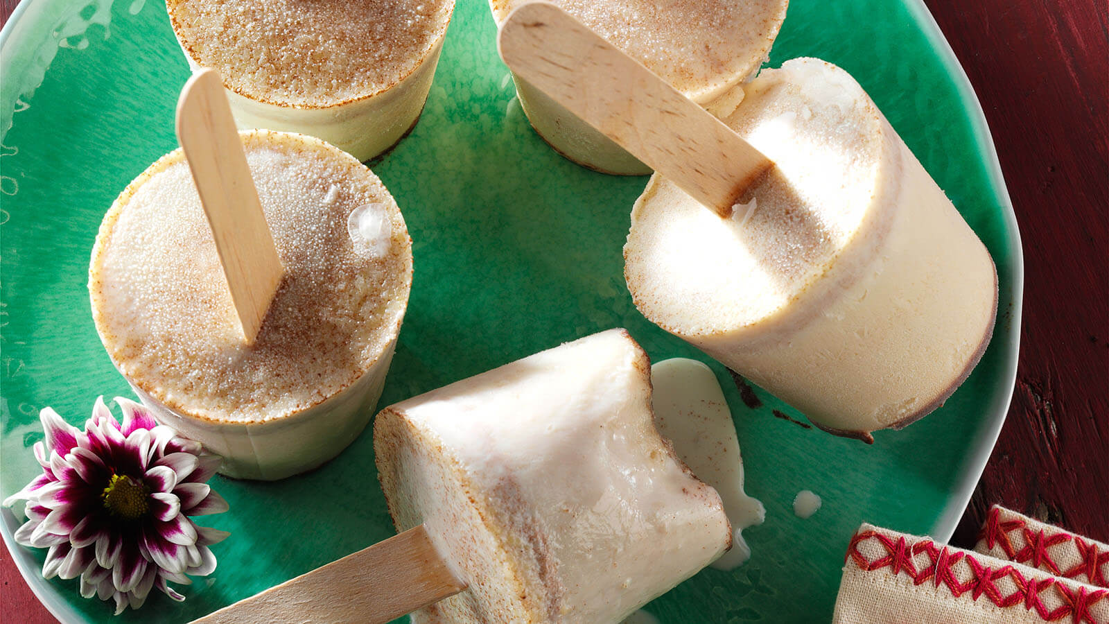 Horchata Popsicles