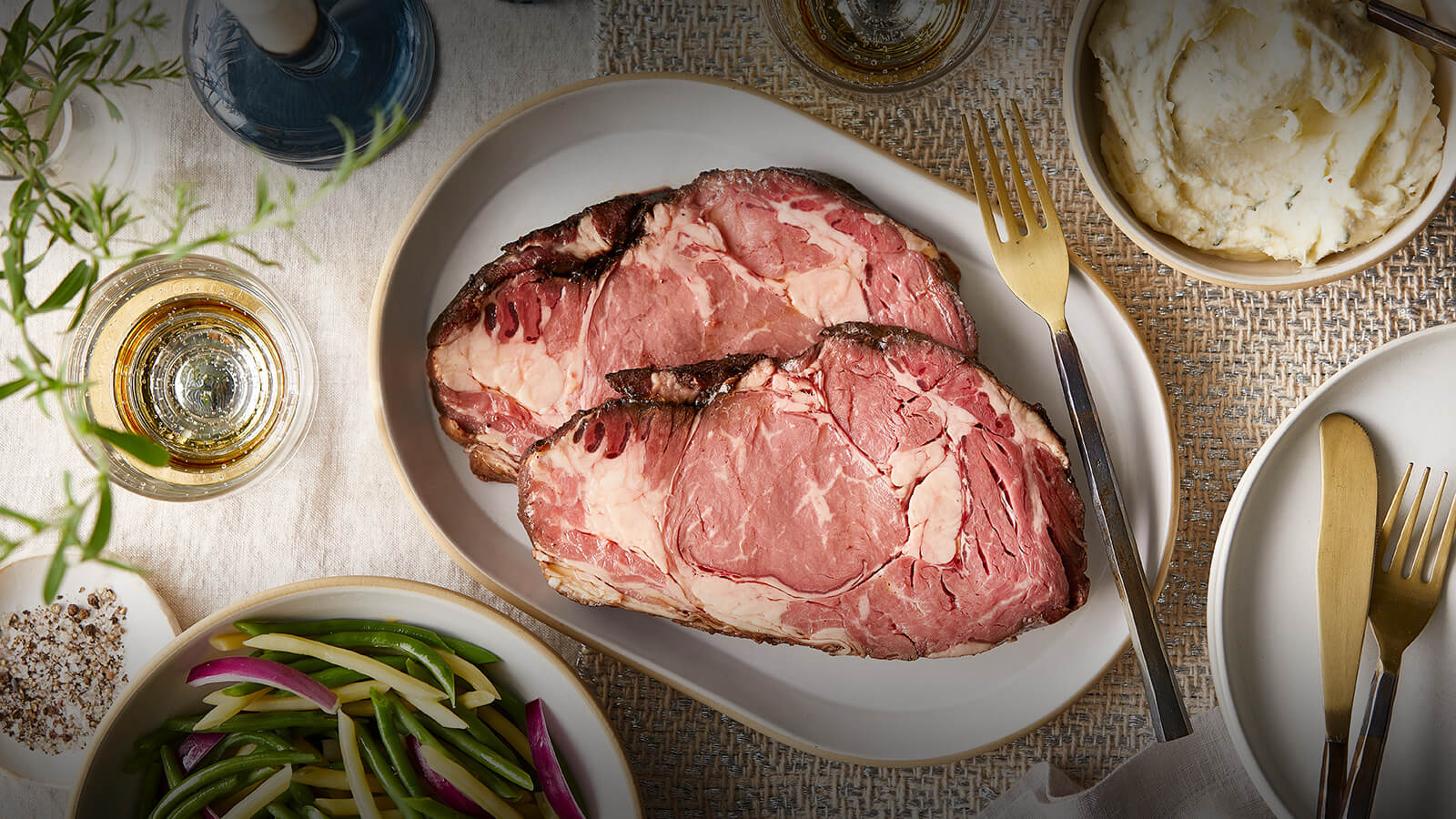 Easter Prime Rib Meal for 2