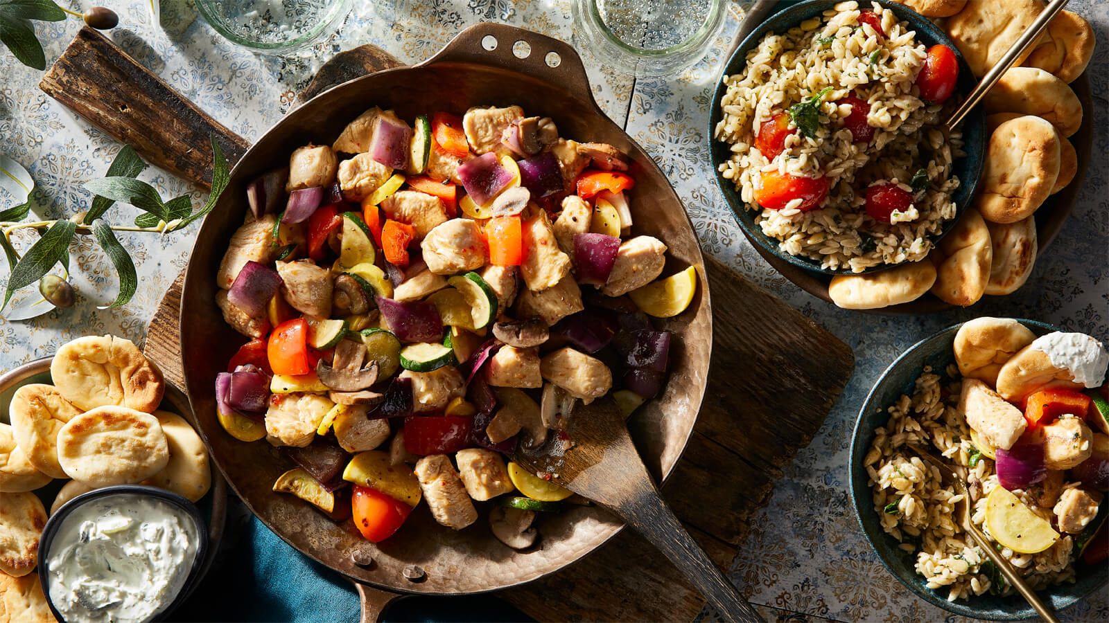 Mediterranean Skillet Meal