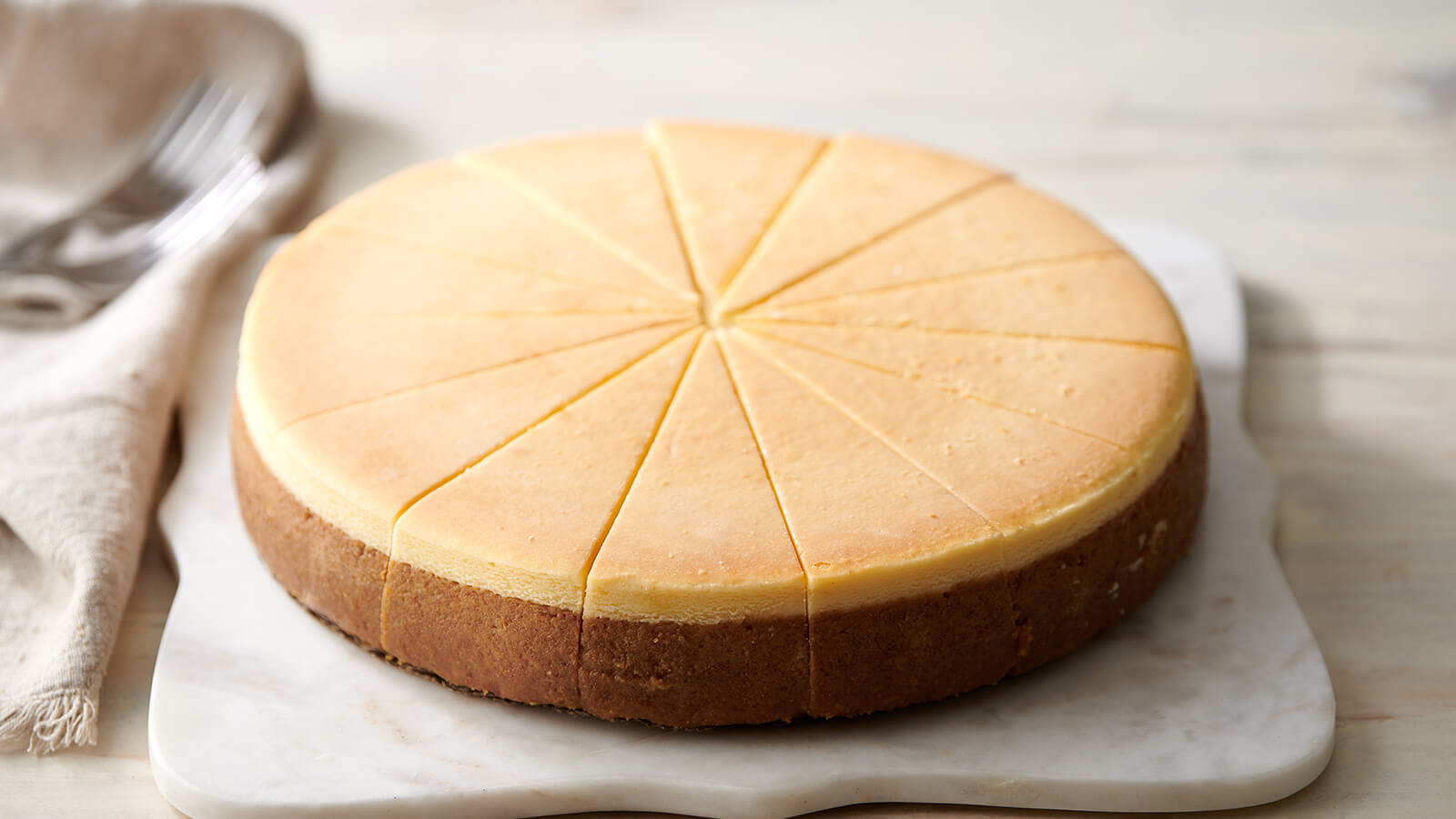 Whole Plain Cheesecake