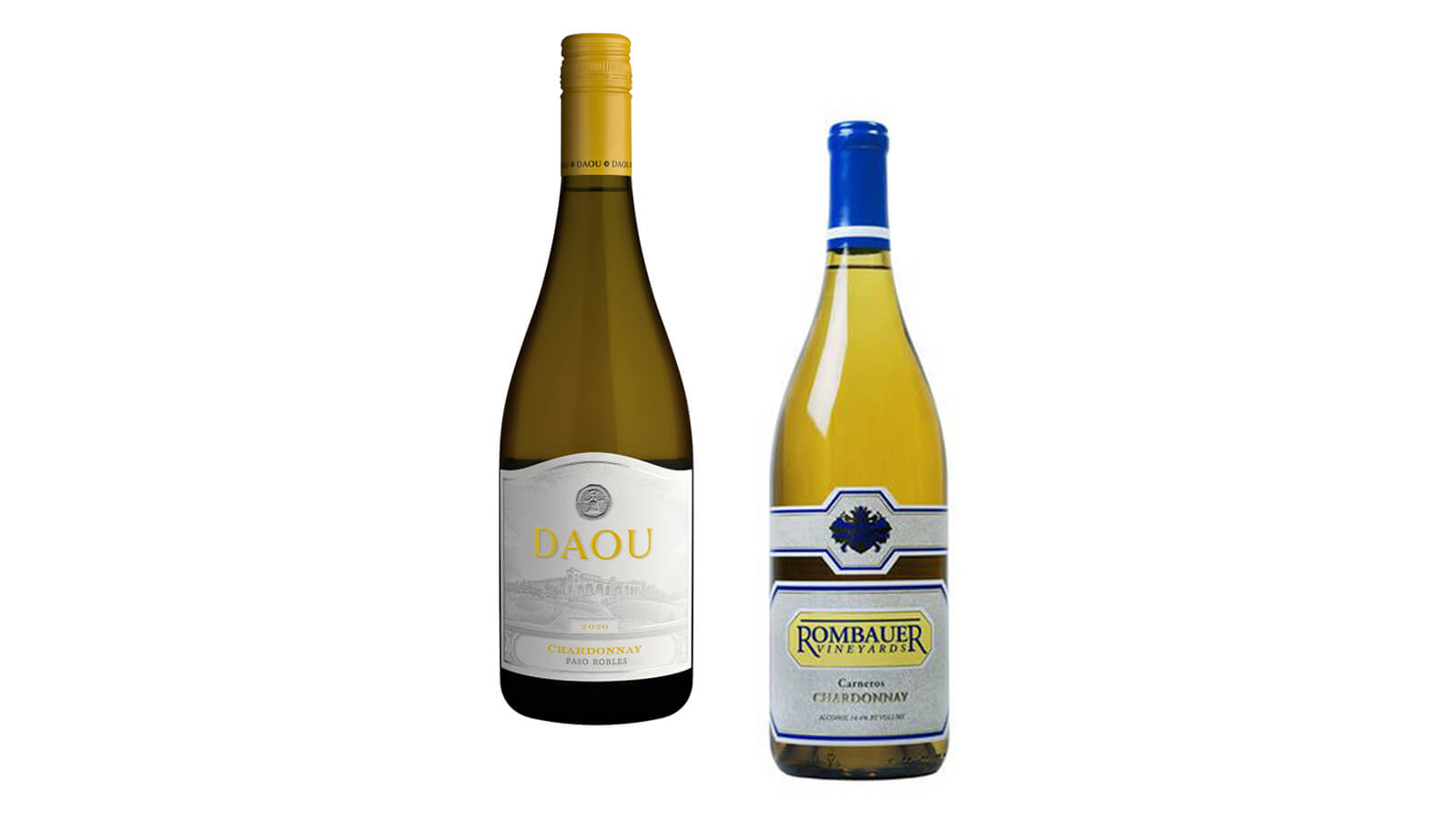 Daou Paso Robles Chardonnay and Rombauer Chardonnay