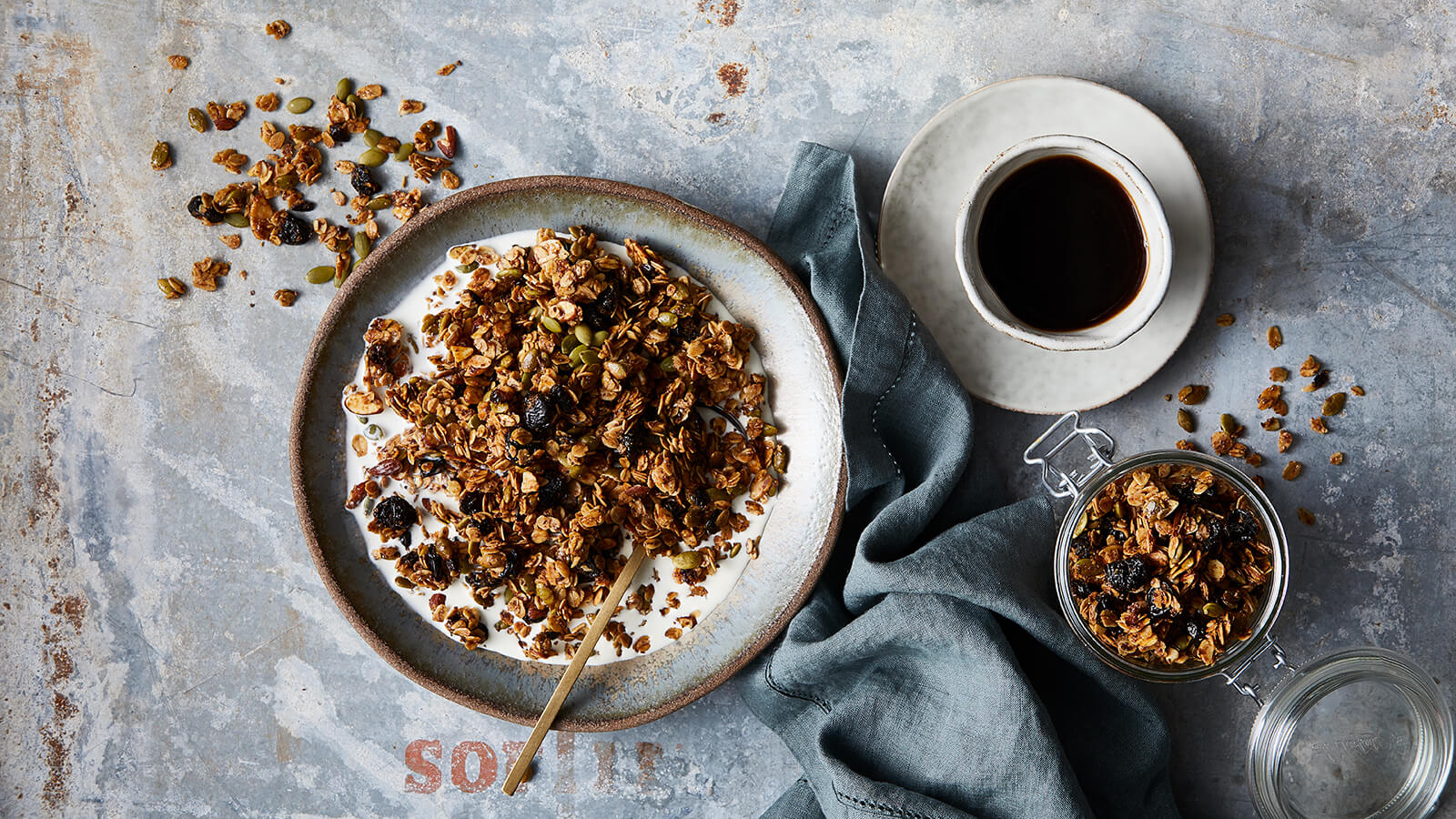 Cherry and Pepita Granola