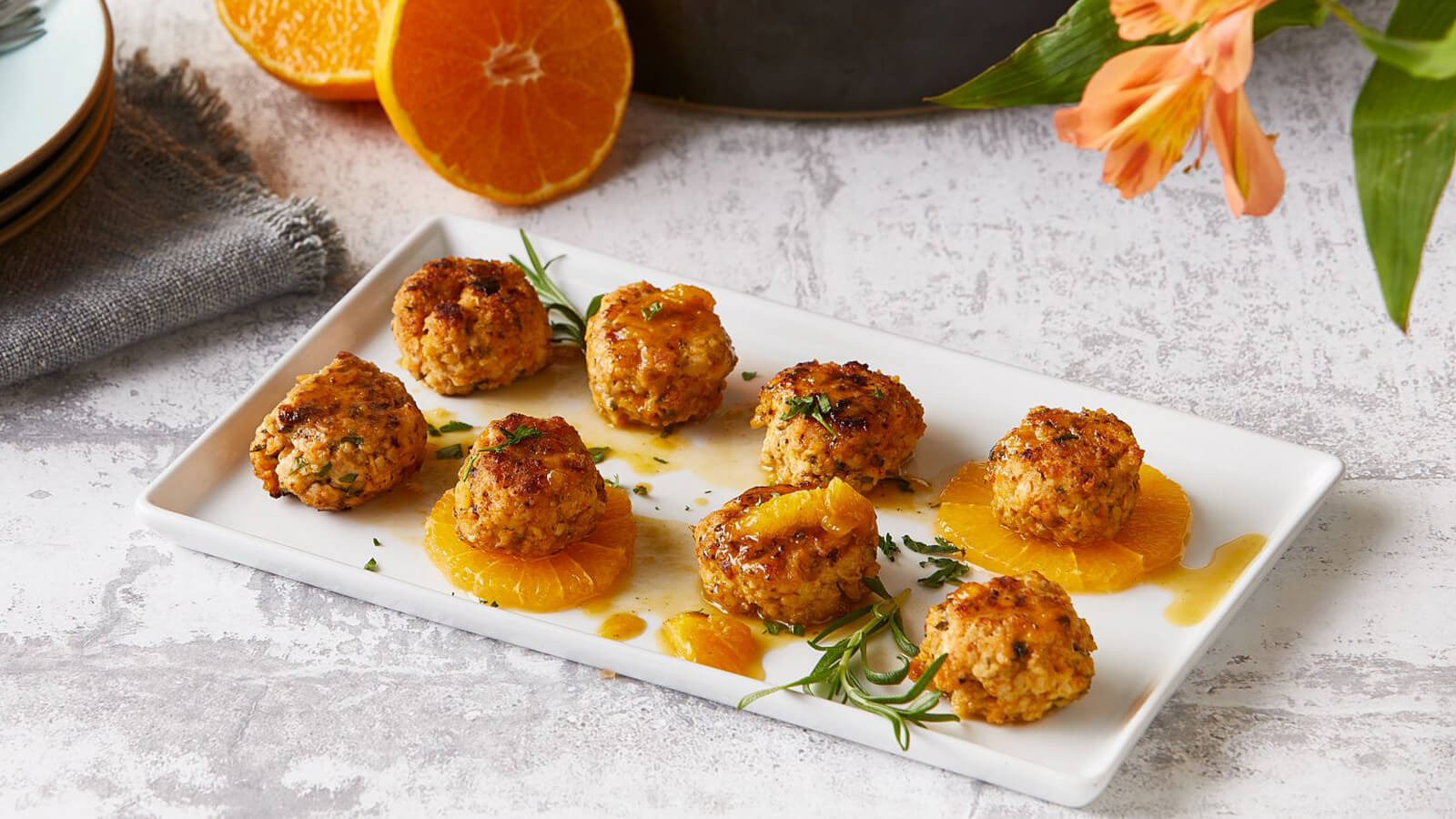 Ginger Sumo Citrus Chicken Meatballs