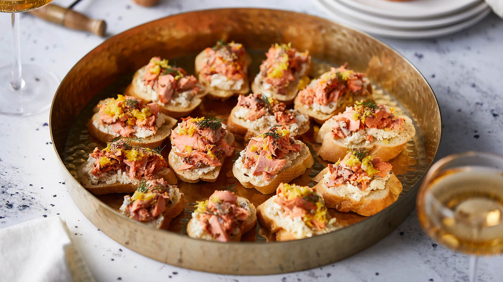 Wild Salmon & Boursin French Rounds