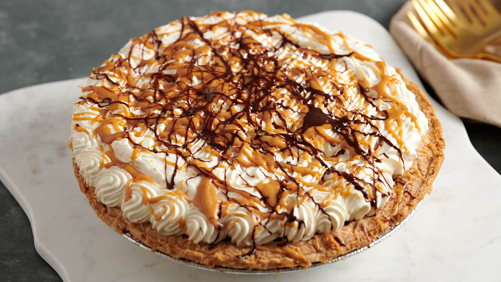 Peanut Butter Silk Cream Pie