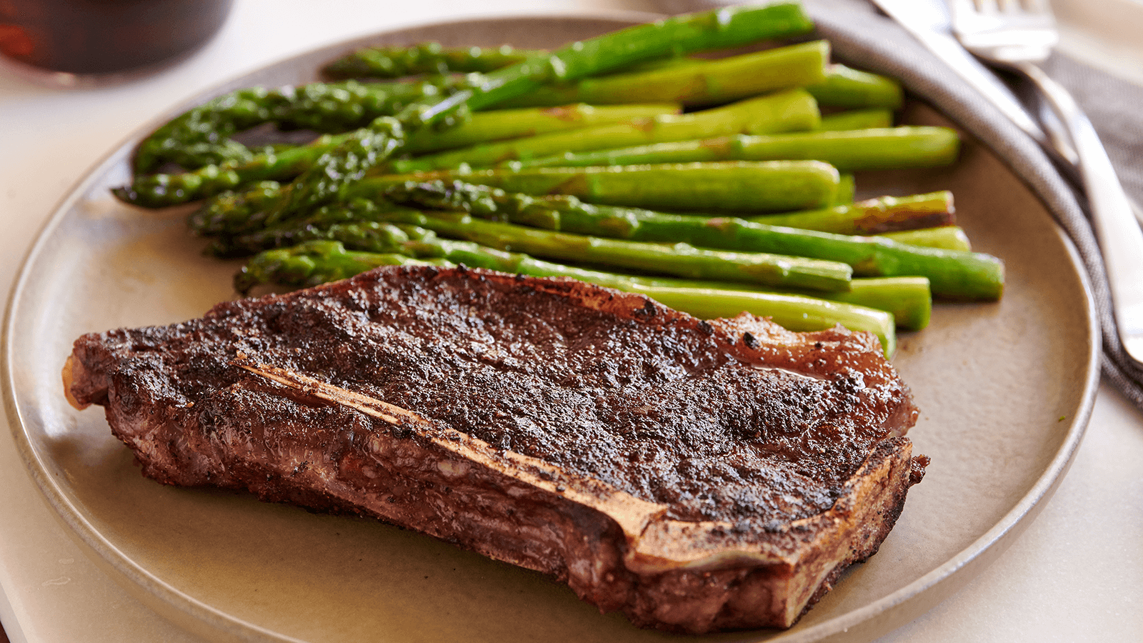 Premium Choice Bone In NY Strip Steak