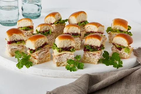 Turkey, Havarti & Cranberry Sliders