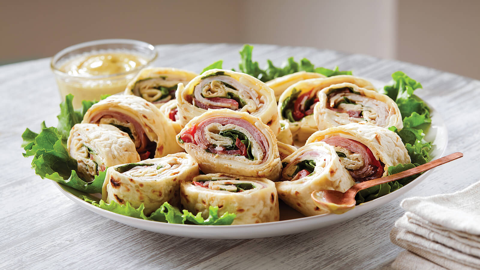 Classic Meat & Cheese Pinwheels