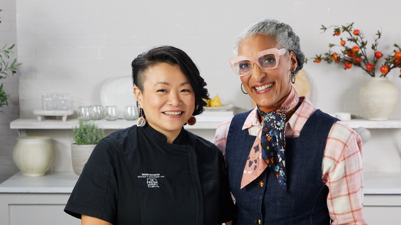 Carla Hall and Chef Ingrid