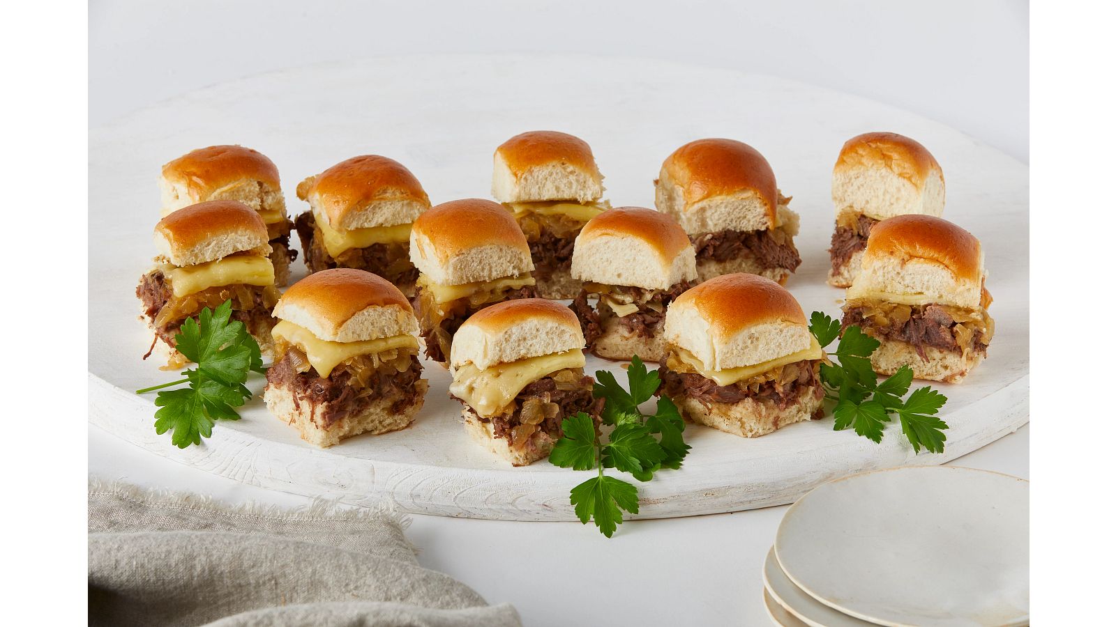 Pot Roast and Caramelized Onion Sliders