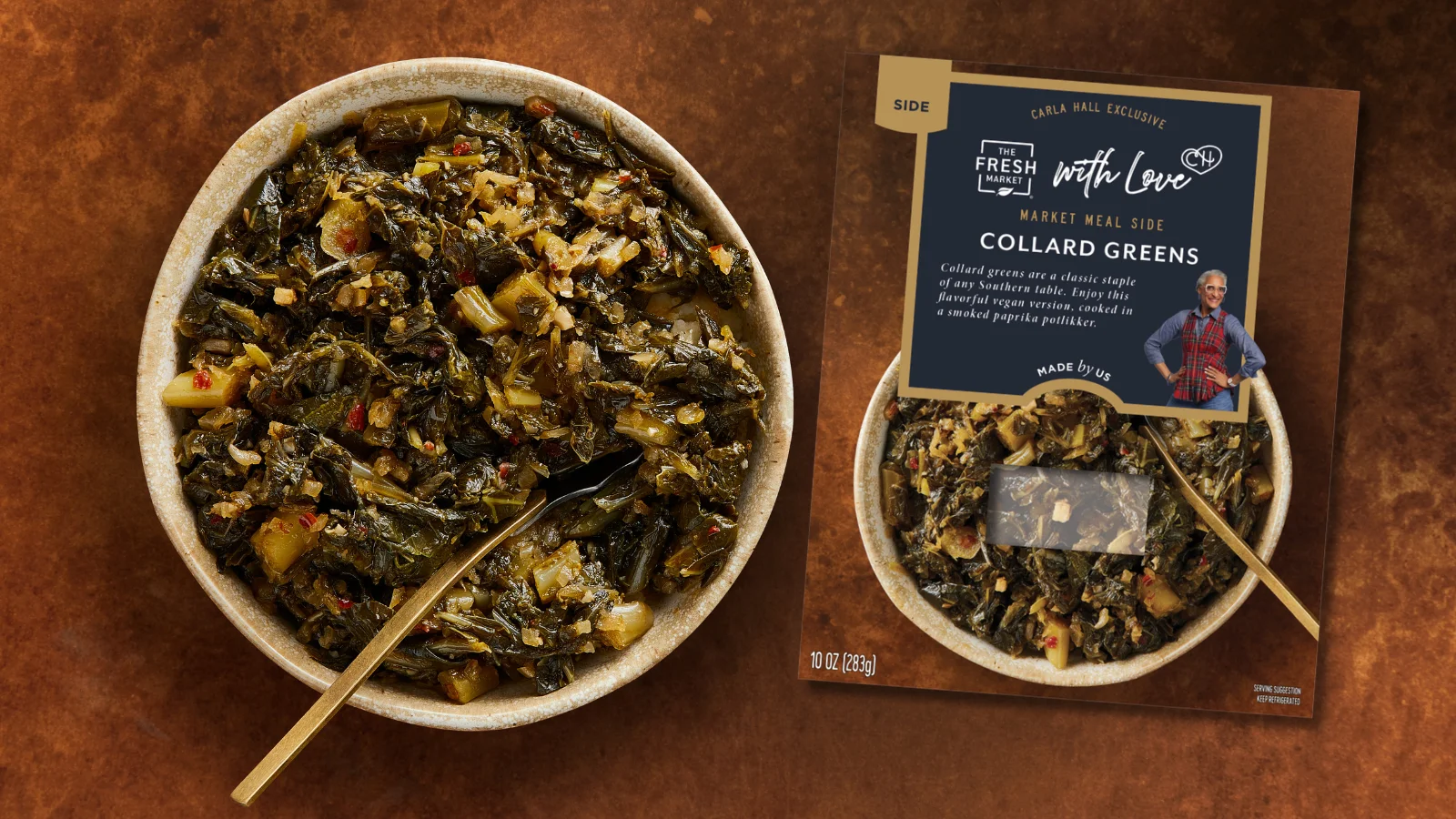 carla hall collard greens