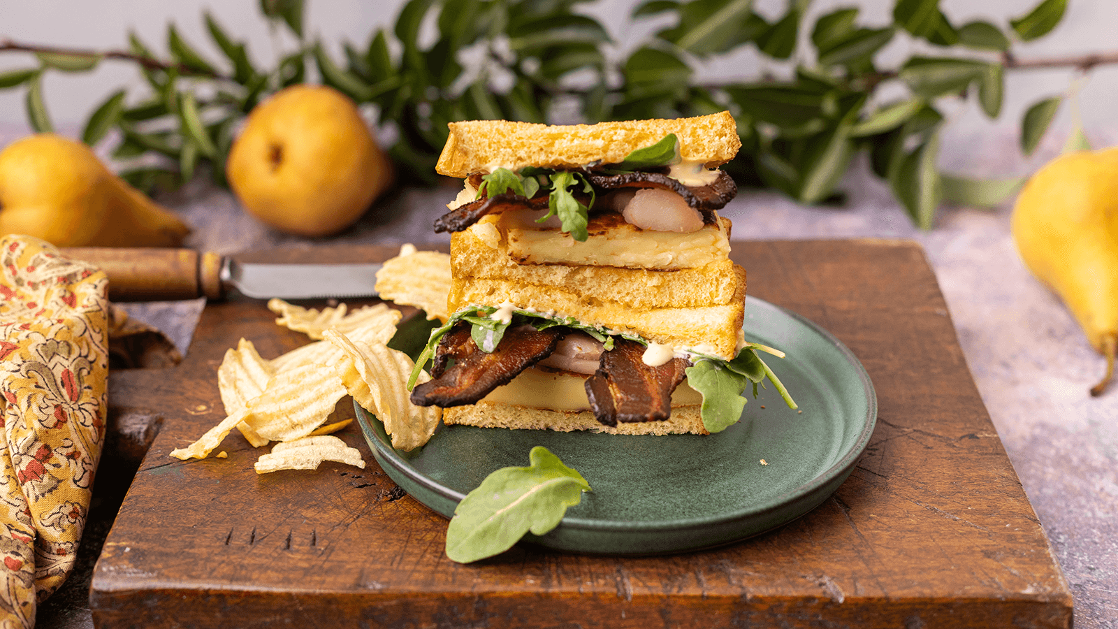 Ultimate Bacon and Pear Grilled Cheese