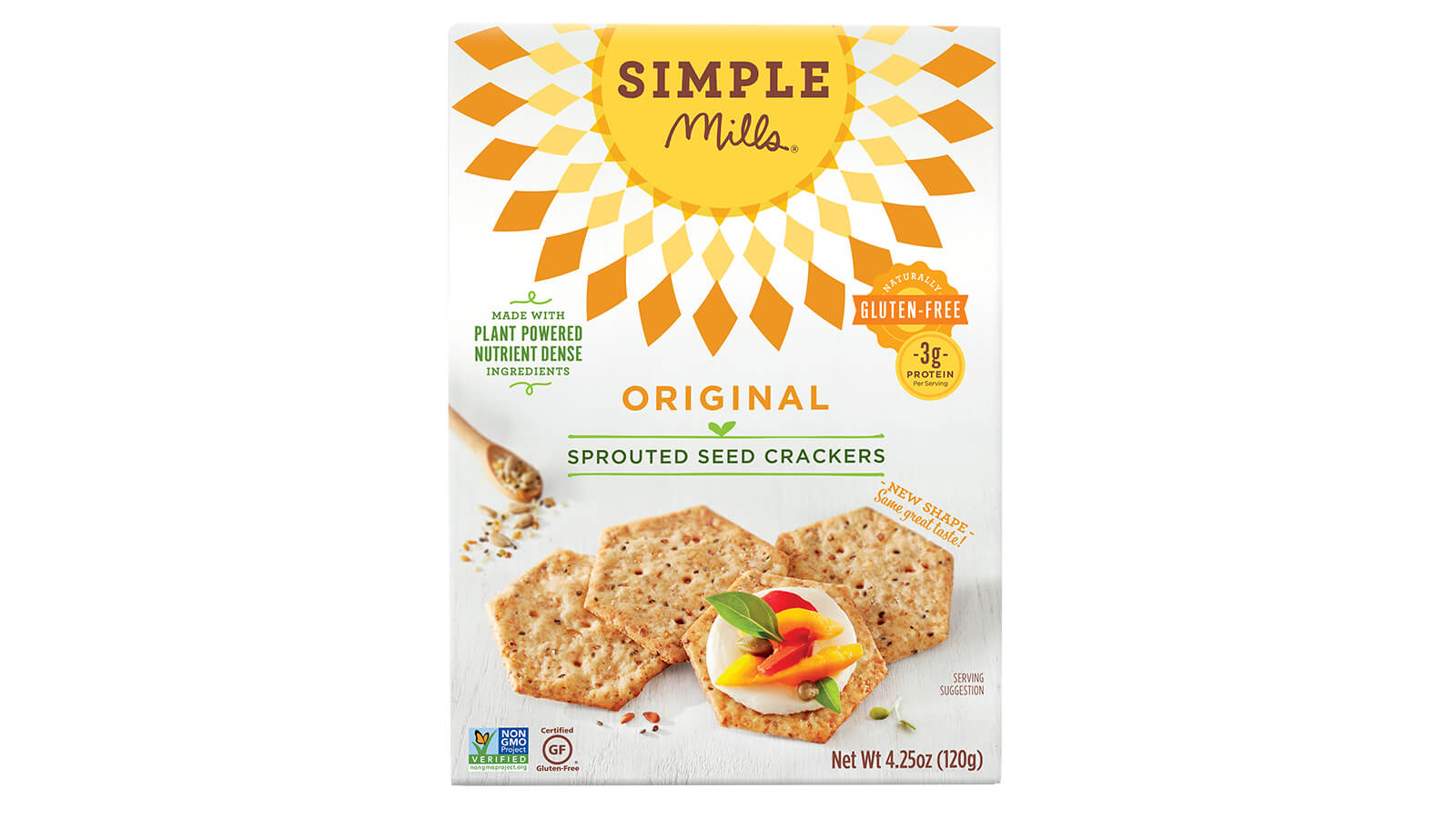 Simple Mills GF Almond Flour and Sprouted Seed Crackers