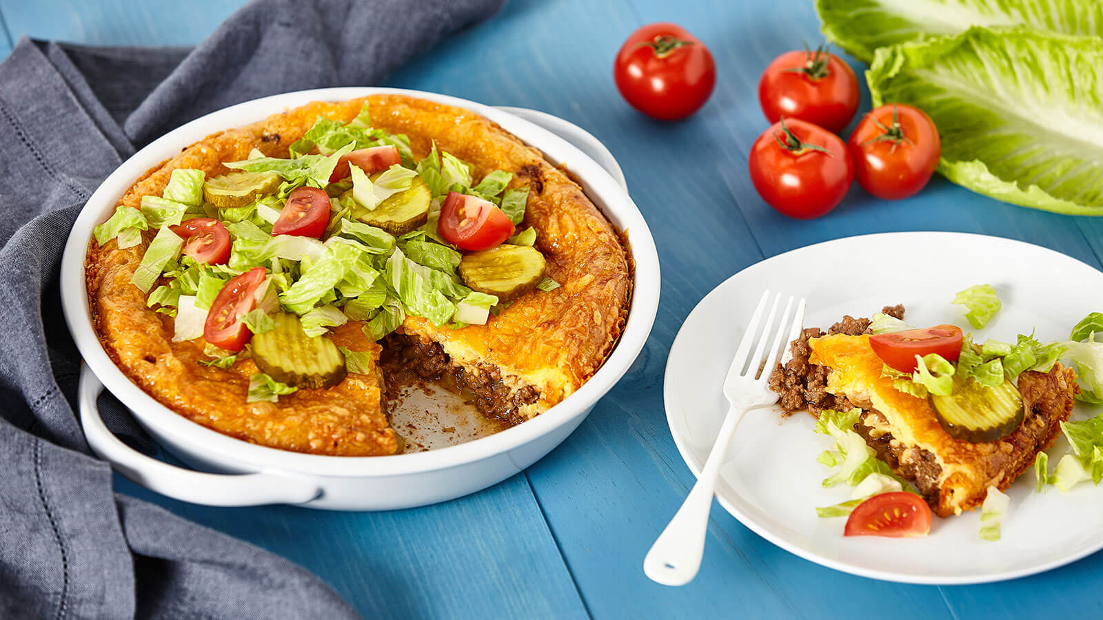 Retro Cheeseburger Pie