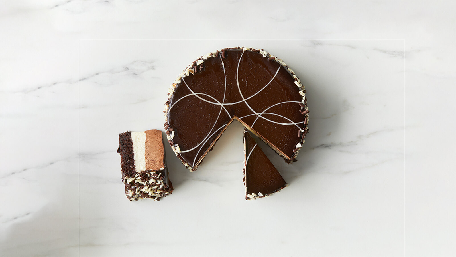 Triple Chocolate Truffle Cake
