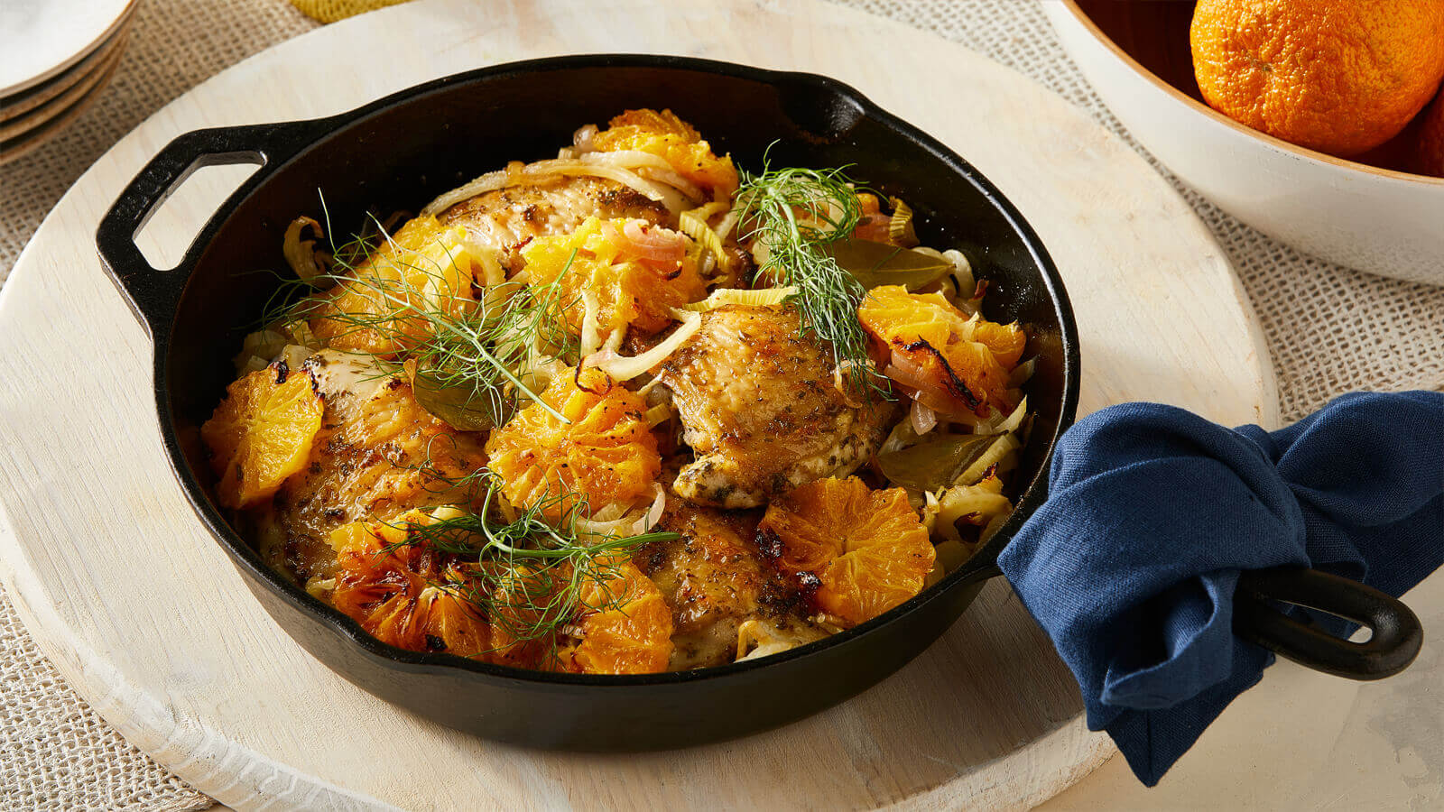 Sumo Citrus® And Chicken Skillet Bake