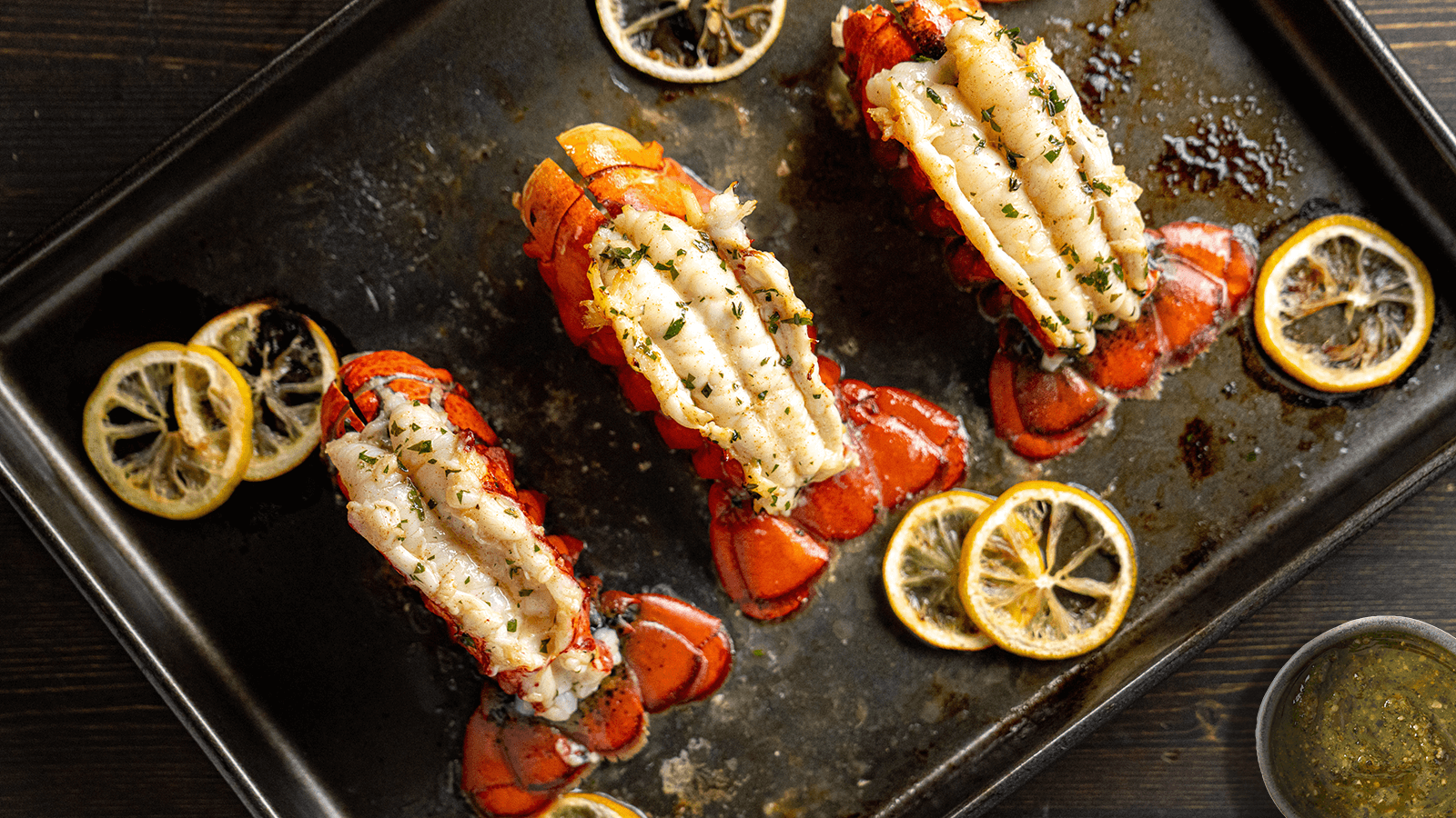 North Atlantic Split Lobster Tail with Pesto