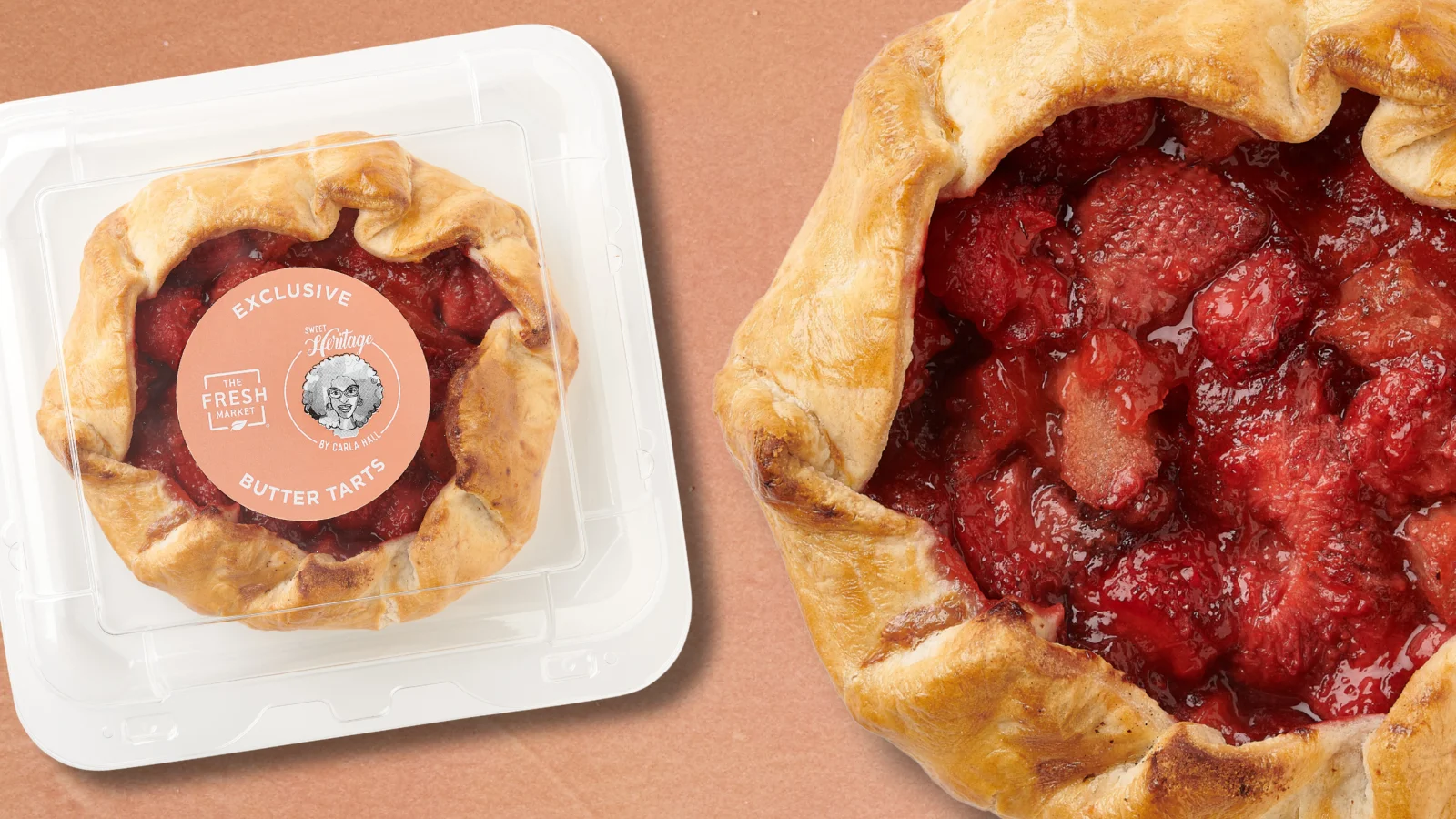 carla hall strawberry butter tart