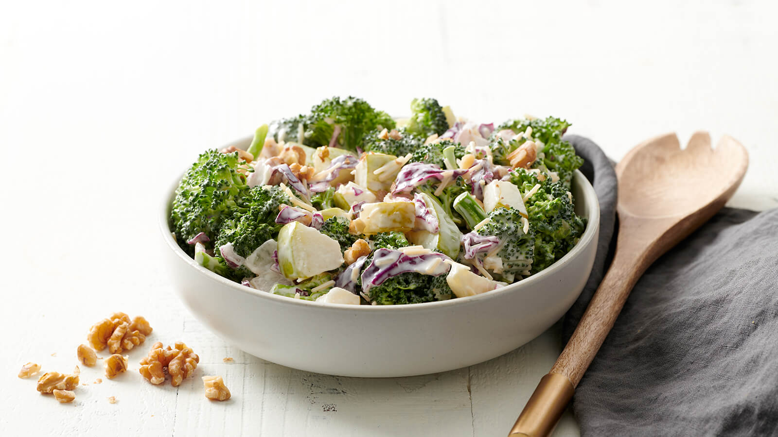 pear walnut broccoli salad