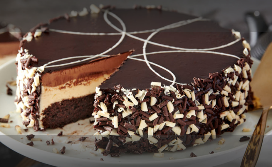 Triple Chocolate Truffle Cake