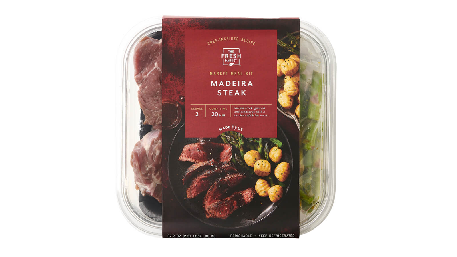The Fresh Market Madeira Steak Market Meal Kit