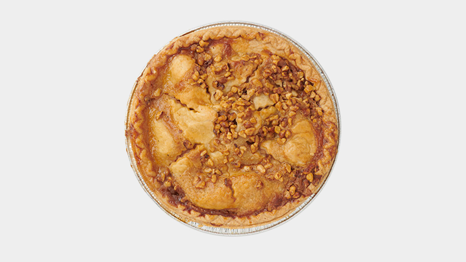 Caramel Apple Walnut Pie