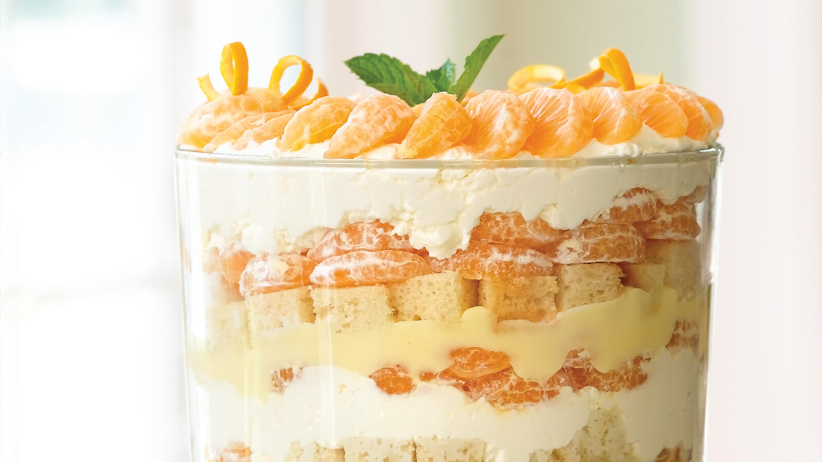 Clementine Trifle with Grand Marnier Sabayon
