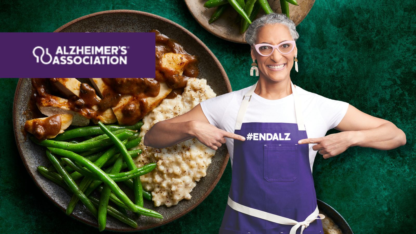 The Fresh Market has partnered with the Alzheimer’s Association® and chef Carla Hall during the month of June to raise awareness and support for individuals and families affected by Alzheimer’s disease.