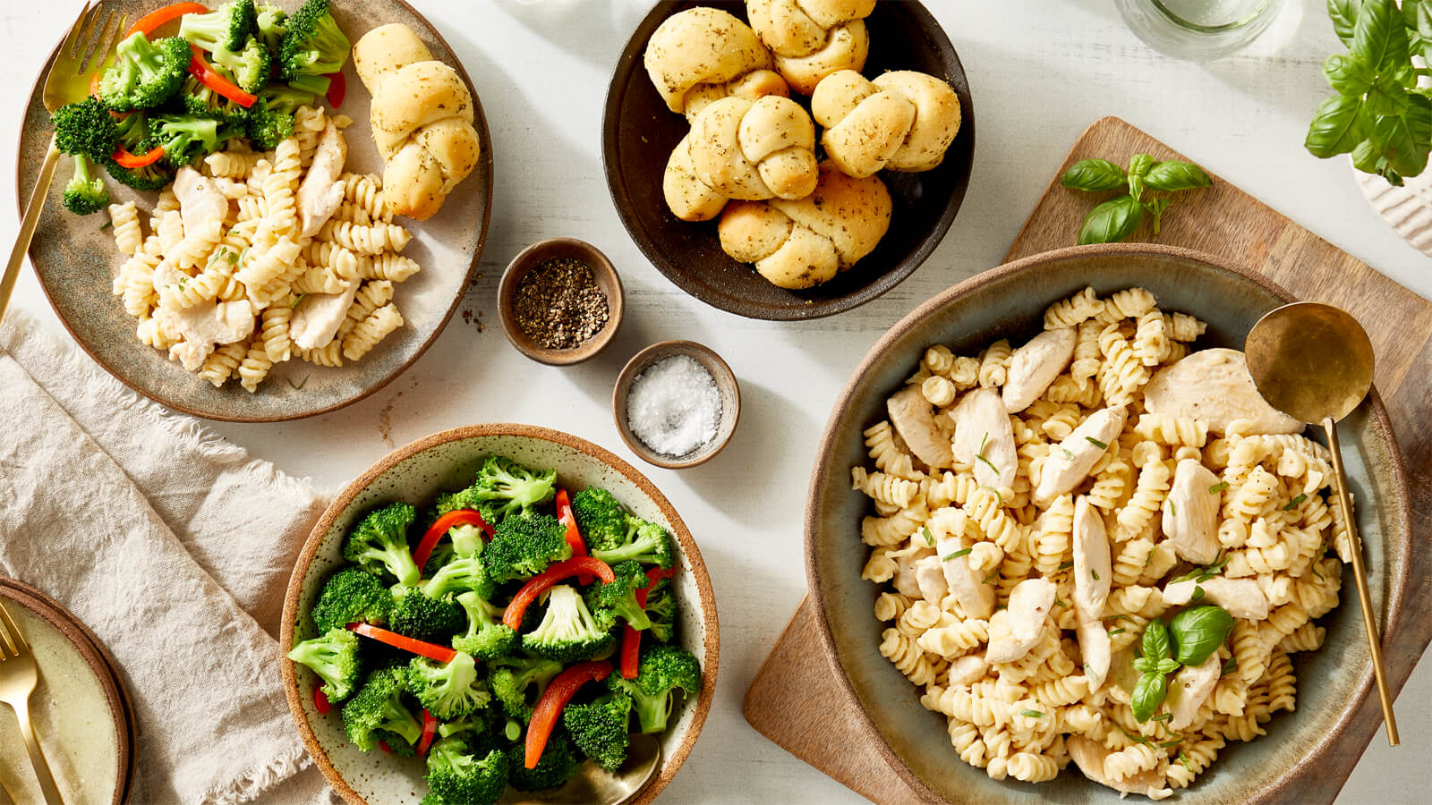 Chicken or Shrimp Pasta Meal