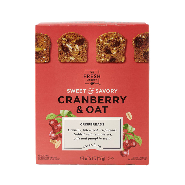 Cranberry & Oat Crispbreads