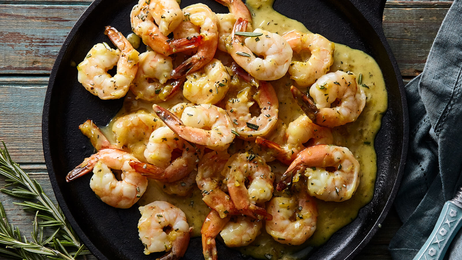 Garlic Rosemary and Citrus Shrimp